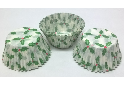 Easybake Holly Berry Bun Cases (45 x 25mm) x 100